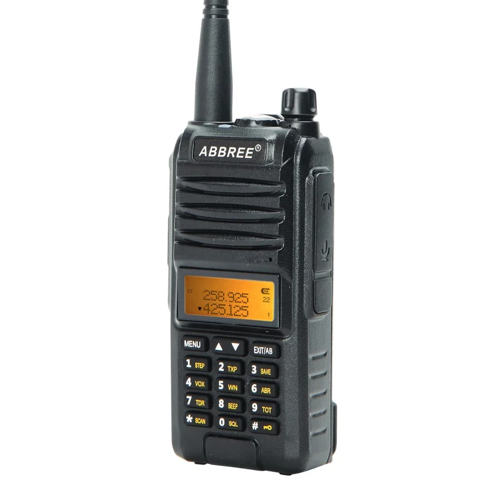 Abbree AR-F3 трехдиапазонный 8 Вт рация uhf vhf 220-260 МГц ветчина длинный диапазон ручной двухсторонний cb радио добавить тактическую антенну
