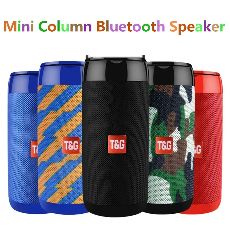 Мини Колонка TG113C портативная Bluetooth колонка с супербасами для занятий спортом на