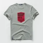 Мужские футболки с круглым вырезом Vomint, летние повседневные футболки из чесаного хлопка с коротким рукавом и принтом монет, MG21111