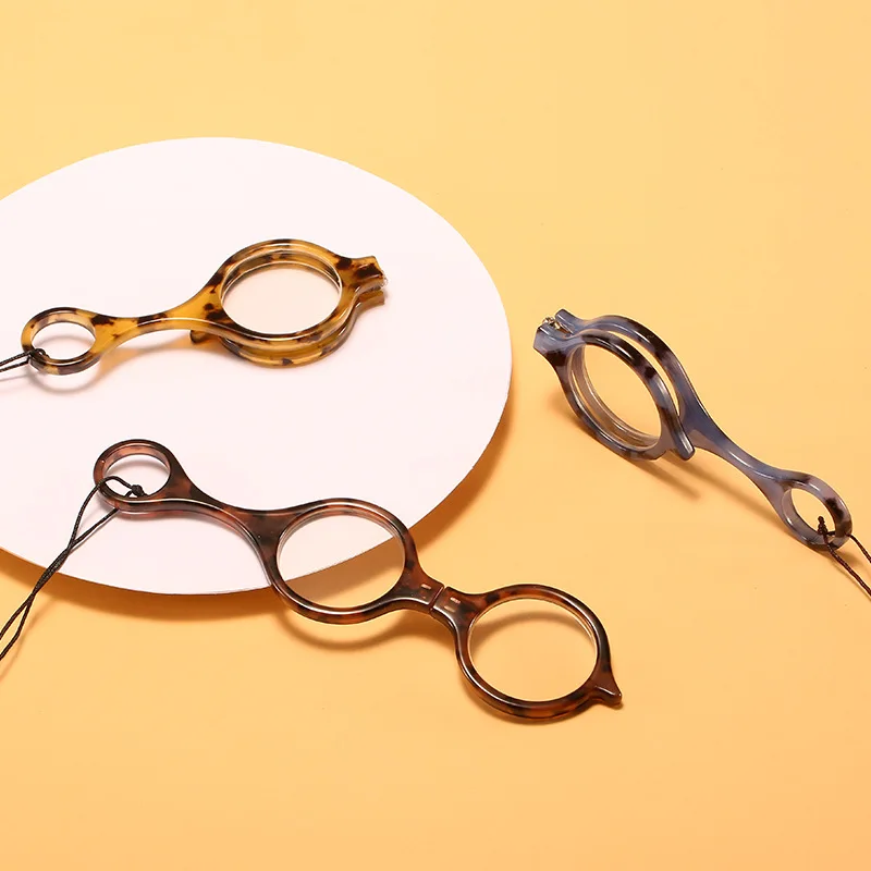 

Модные круглые складные очки для чтения, дизайнерские мини-очки для чтения, мужские и женские ретро складные прозрачные маленькие очки, горячие подарки