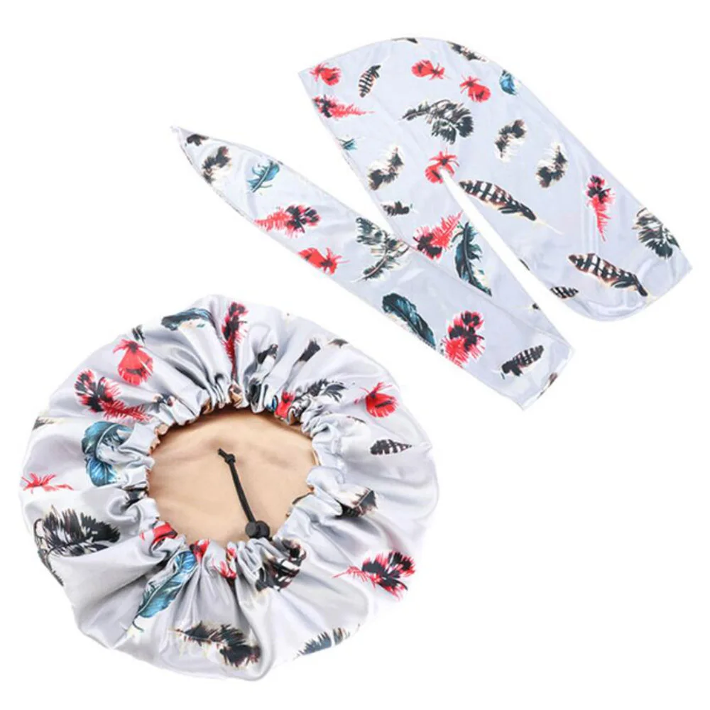 Дизайнерская шелковая долговечная шапочка с принтом для мужчин и женщин