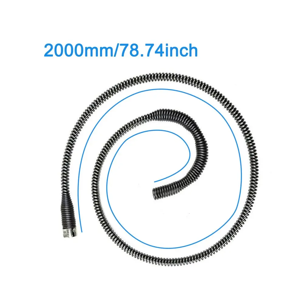 

Kitchen Toilet Sewer Clog Tool Pipe Dredger 2m Length Dredge Pipes Sewer Sink Cleaning Clogs Drain Spring With Connector
