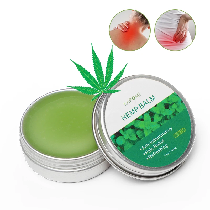 

10/20/30Ml 1Pcs Analgesia Cream Hemp Balm Cream Knee Neck Body Pain Balm Ointment Herbal Extract Refreshing Cream Muscle Massage