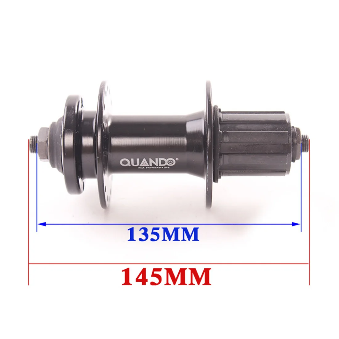 

Disc Brake Hub Rear Hub Mountain Bike 32/36 Holes Single Black Accessories