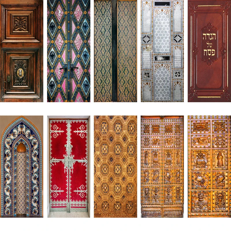 Дверная наклейка домашний декор дверная оболочка настенная Настенные обои