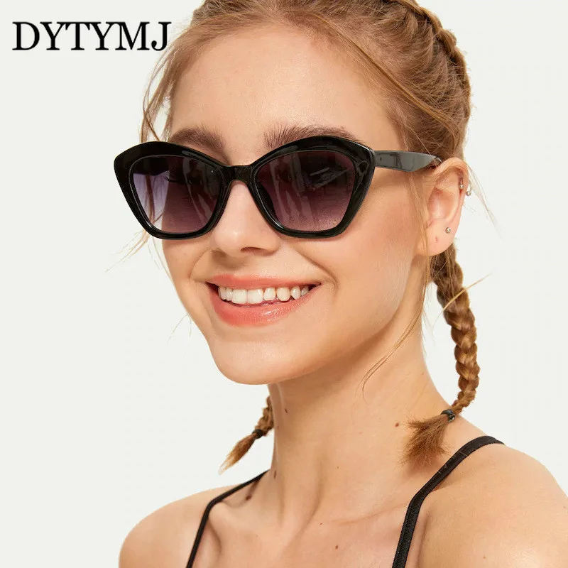 

DYTYMJ Cat Eye Sunglasses Women Metal Vintage Sun Glasses for Men Small Frame Vintage Oculos De Sol Shades for Women Wholesale