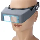 Лупа для ремонта часов, с 4 линзами, увеличение 1,5x, 2X, 2.5X, 3.5X