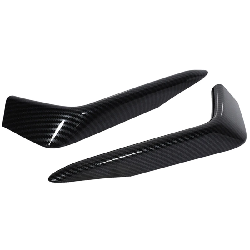 4 Pcs Carbon Fiber Bumper Fog Light Lamp Frame Cover Trim for Honda Civic Hatchback 2019-2020 2Pcs Front &amp Rear | Автомобили и