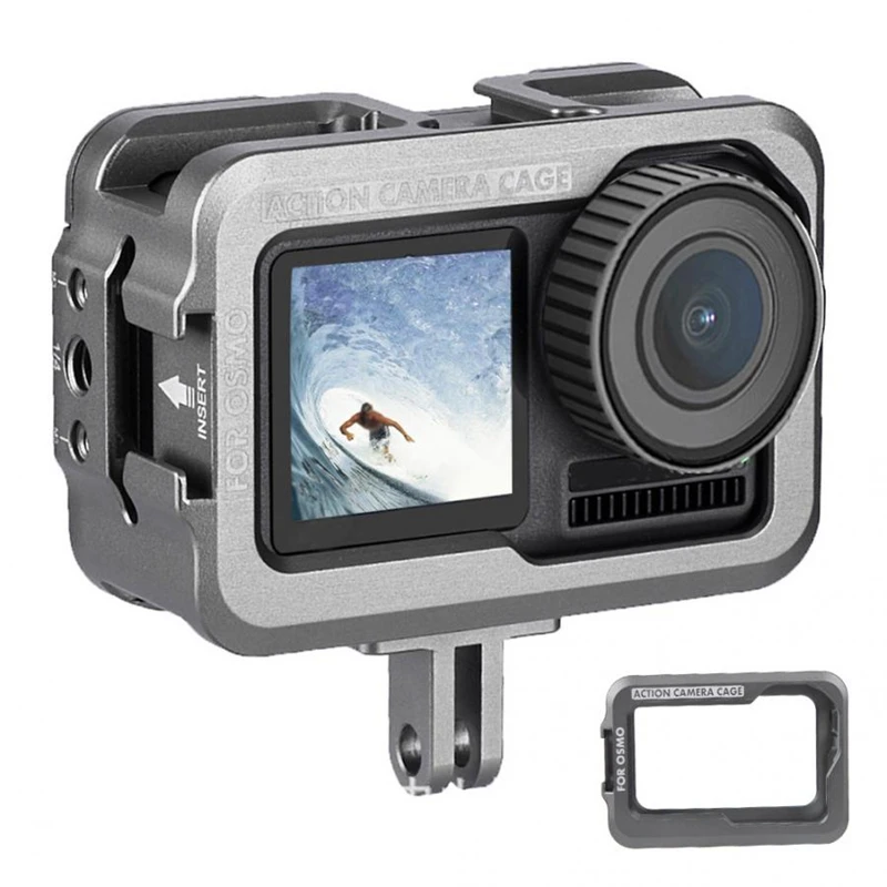 Для спортивной камеры DJI Osmo Action Lingji защита с кроличьими клетками Микрофон Горячий