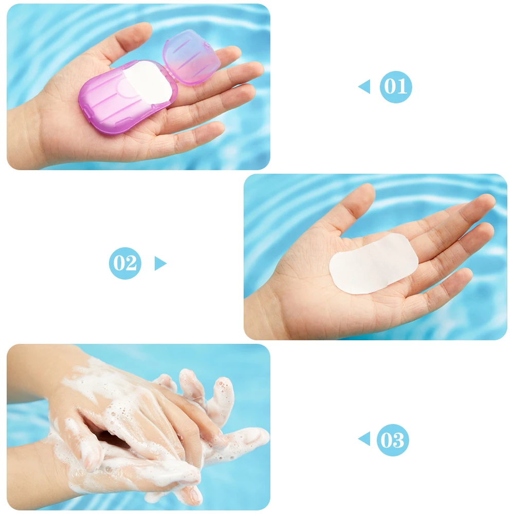 20/40/60/100 шт. одноразовые ароматизированные листы для мыла | Красота и здоровье