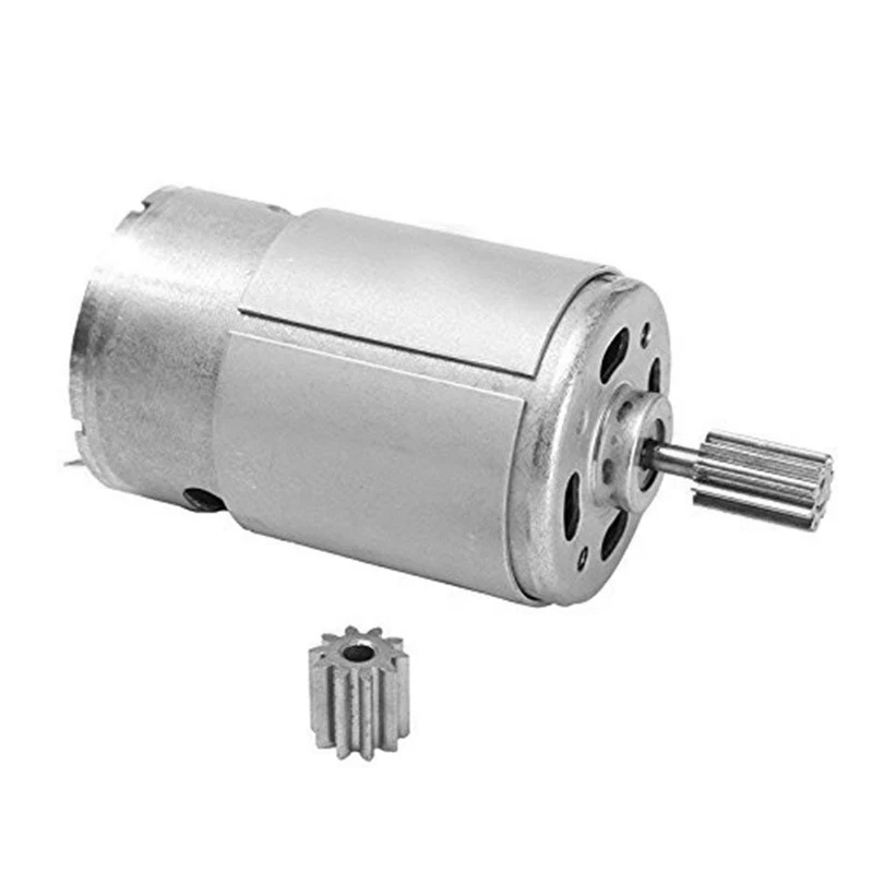 DC Motor 12V 30000 RPM for Children Electric Car RC Ride Baby RS550 Gearbox 10 Teeth Engine | Инструменты