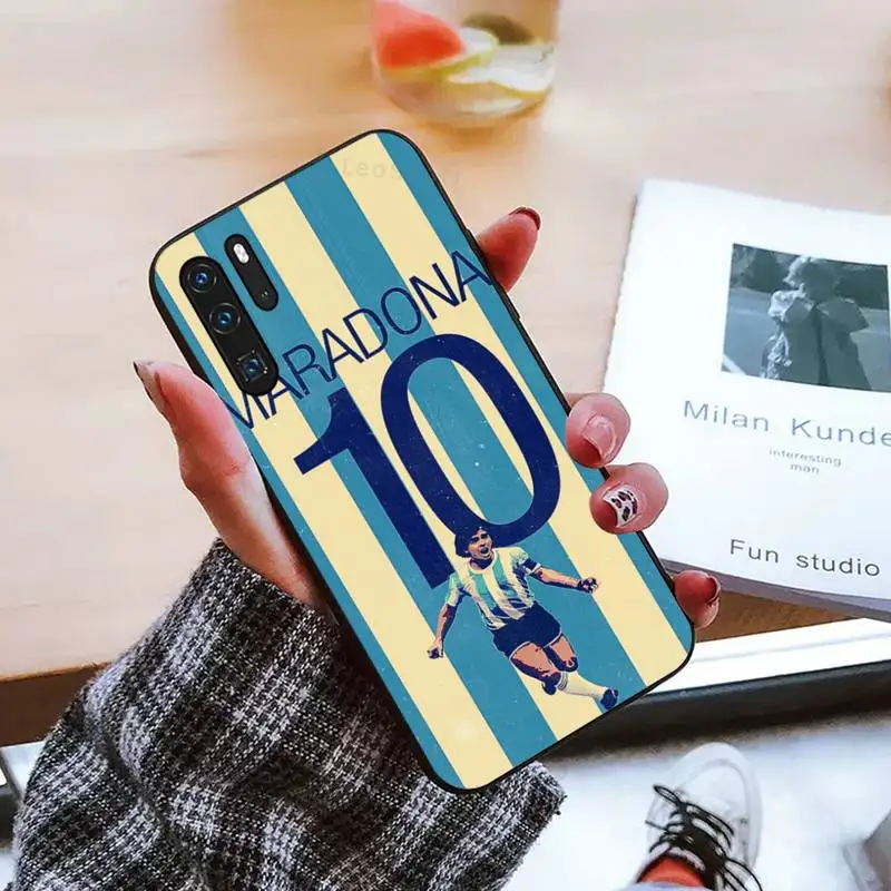

Maradona Argentina football star 10 Phone Case For Huawei honor Mate P 9 10 20 30 40 Pro 10i 7 8 a x Lite nova 5t