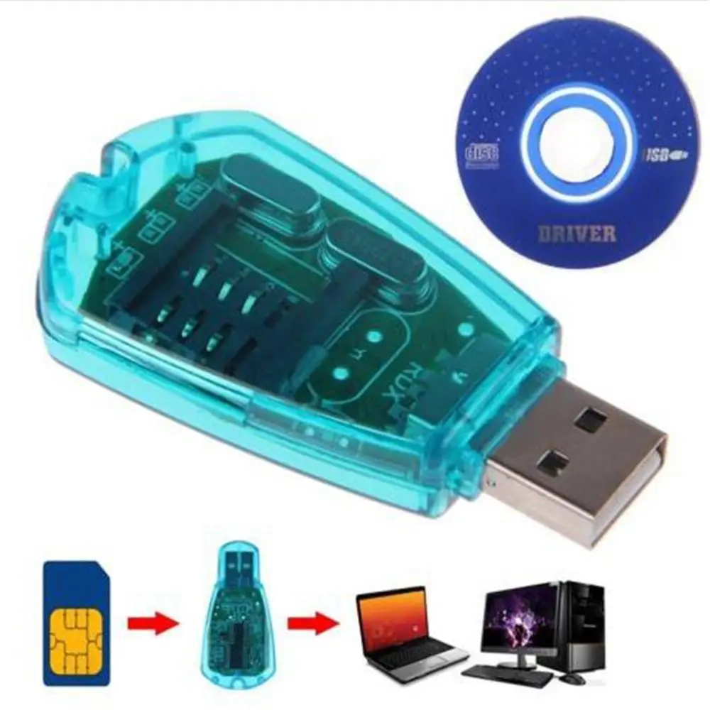

USB-устройство для чтения SIM-карт + CD-диск