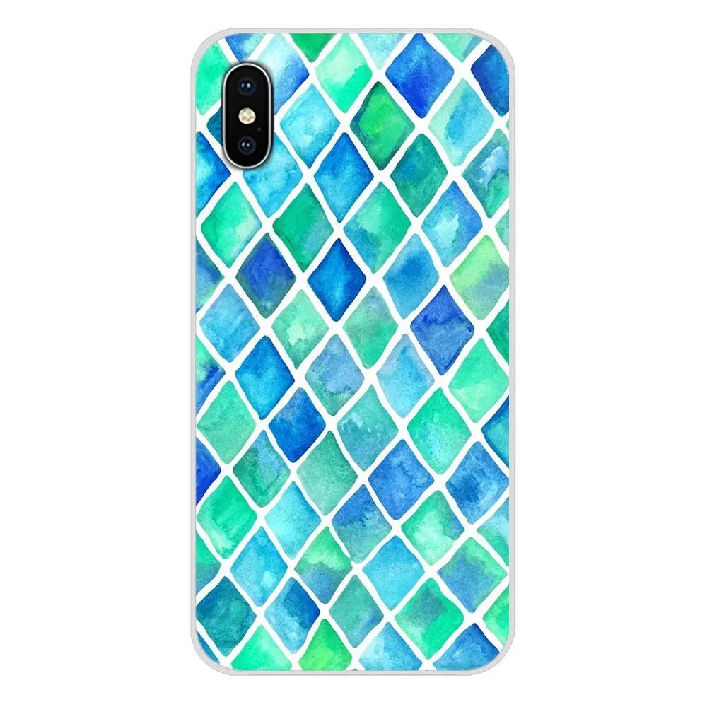 Красивые весы русалки аксессуары чехлы для телефонов Huawei Mate Honor 5X 6X 7 7A 7C 8 9 10 8C 8X 20 30