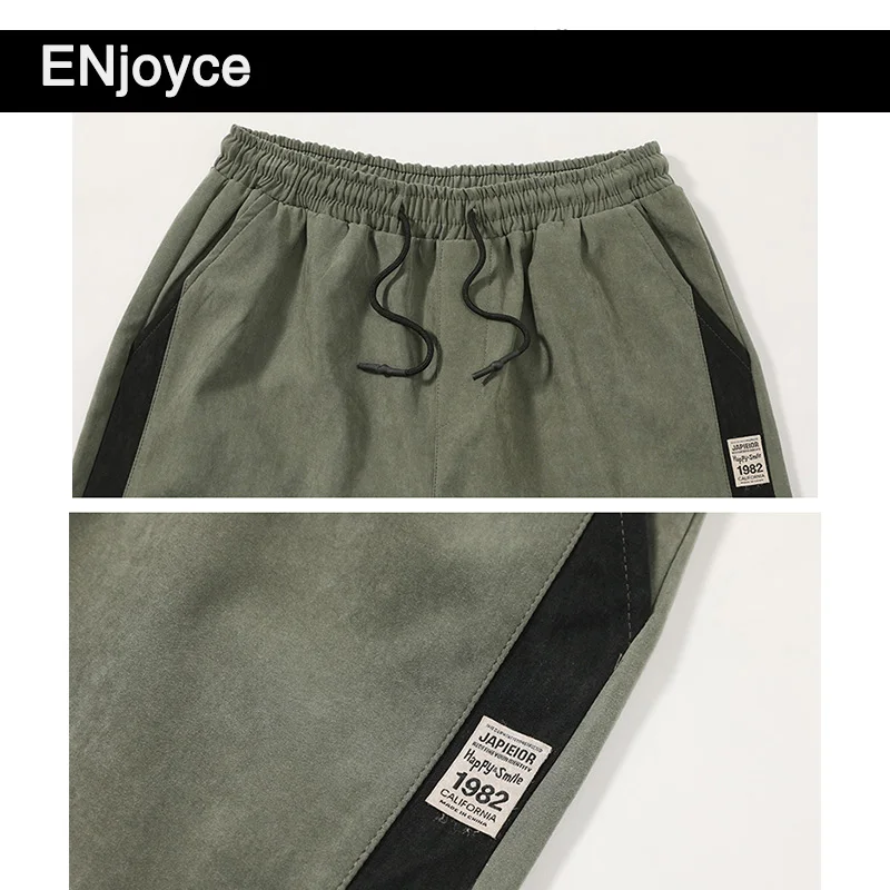 

Men Japanese Harajuku Pants Mens Jogger Pant Hip Hop Cargo Pants Male Fashion Single Striped Harem Joggers Trousers Streetwear