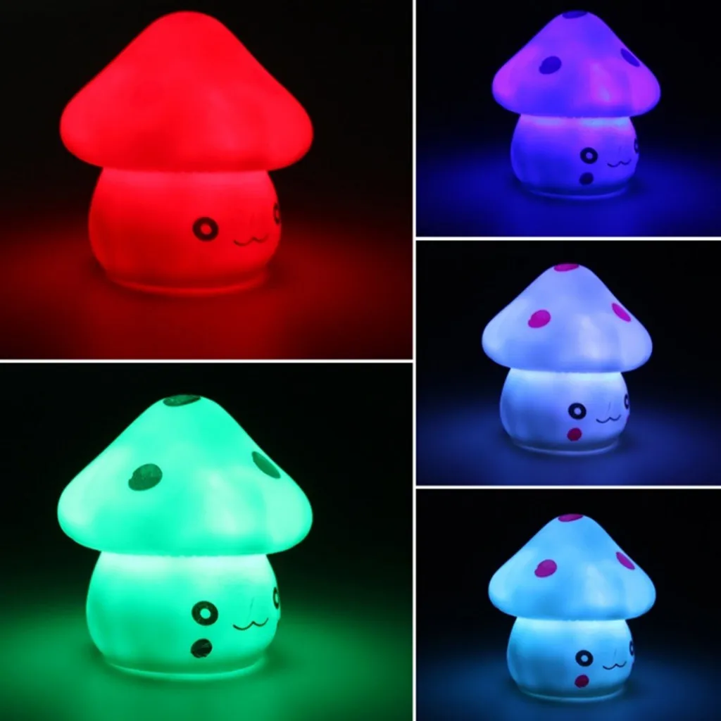 

LED Colorful Night Lights for Children Kids Sweet Nursery Room Decor Lamps No wiring required and fast and easy to install