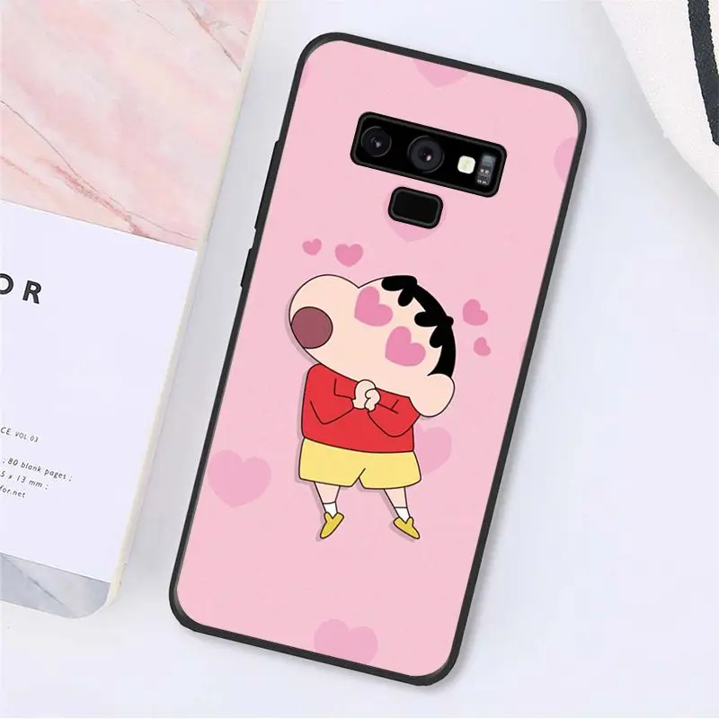 Babaite Kawaii Аниме Мультфильм Crayon Shin-chan чехол для телефона для samsung Galaxy A50 Note9 8 7 5 10 Pro J5 J6 Prime J7 DUO