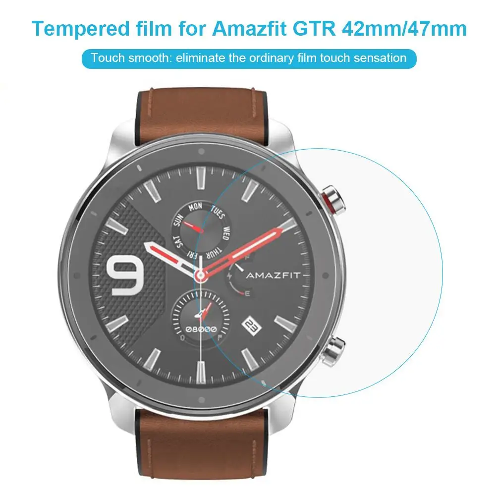 Для Huami Amazfit GTR 42 мм/47 мм спортивные Смарт часы прозрачное закаленное стекло 9H 2.5D