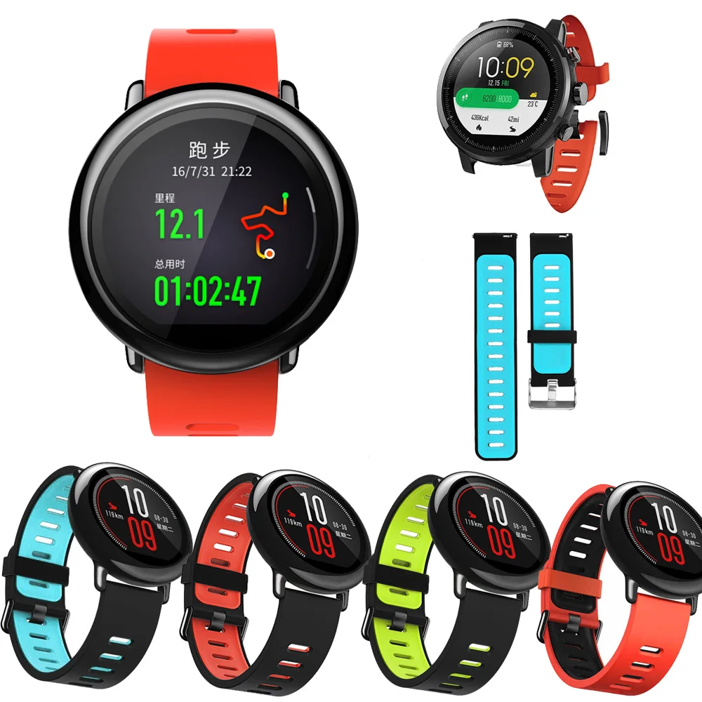 Для оригинального Xiaomi Huami Amazfit Stratos 2 2S/для amazfit pace браслет ремешок Смарт часы 22 мм
