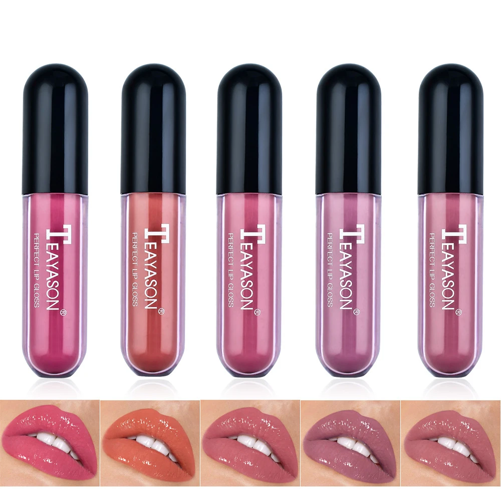 1 шт. Блестящий Блеск для губ зеркальный увлажняющая жидкая губная помада