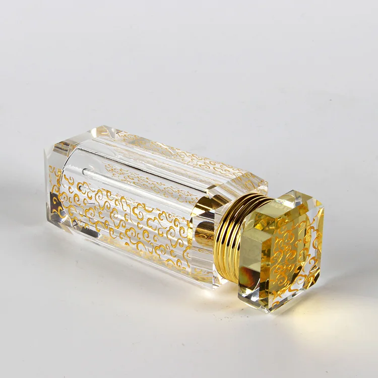 12 мл роскошный вид пустой кристалл OUD Attar масло флакон духов декоративный заправка флакон для эфирных масел