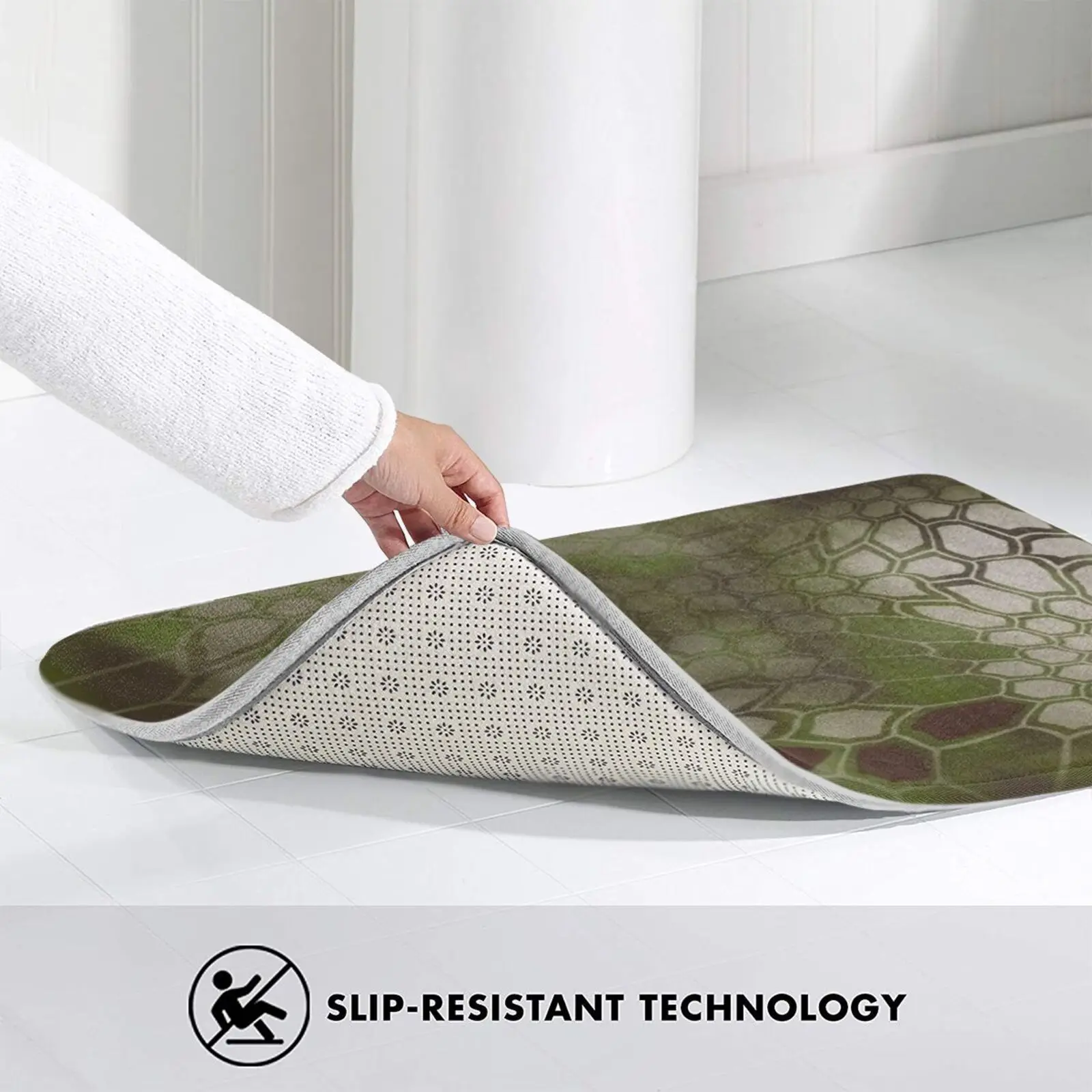 Камуфляжный зеленый и коричневый коврик Kryptek для мальчиков девочек-подростков