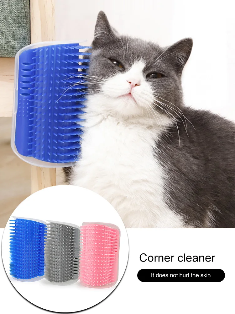 

Щетка для груминга кошек, массажная перчатка С Кошачьей Мятой, для удаления волос и выпадения