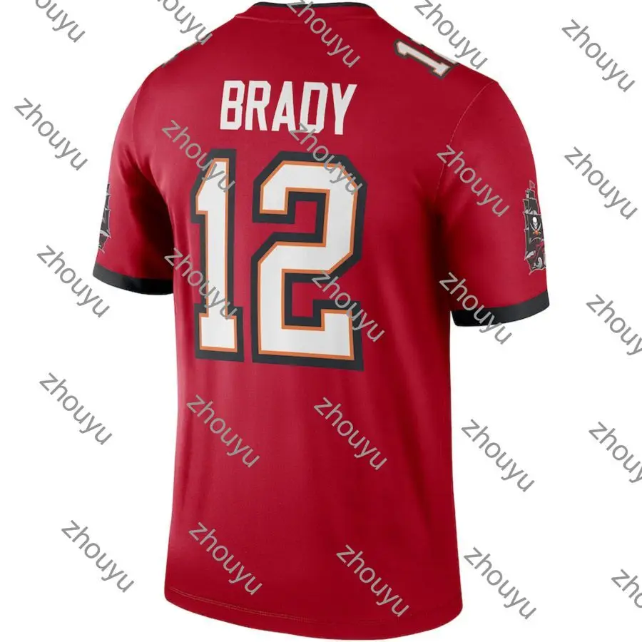 

Футбольная майка Tom Brady Red Buccaneers для мужчин, женщин, мужчин, детей
