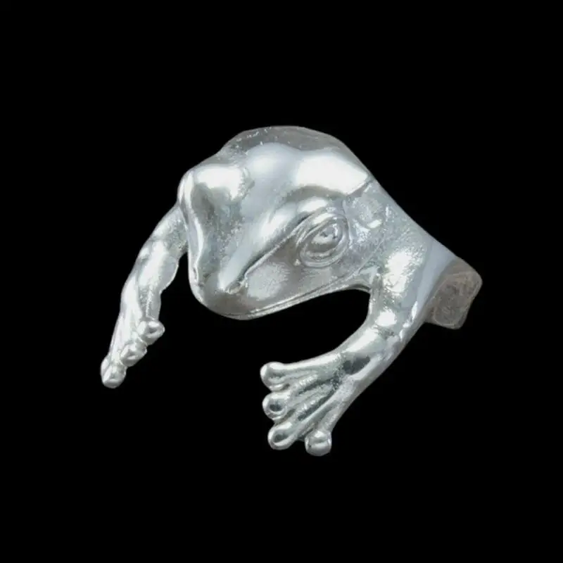 Кольца с лягушкой Милая лягушка животное кольцо Для женщин в стиле ретро панк