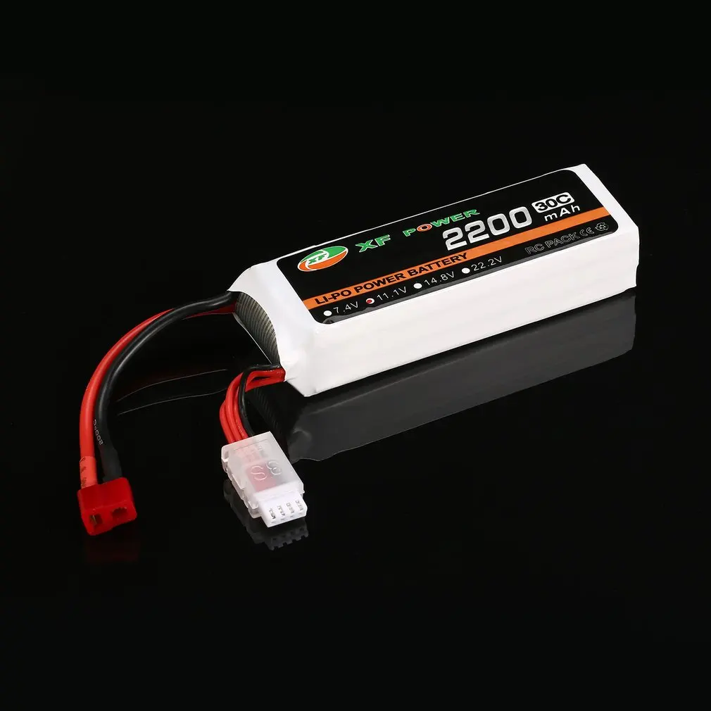 XF батарея питания 11,1 V 2200mAh 30C 3S 3S1P Lipo батарея T Plug перезаряжаемая для RC FPV гоночный Дрон вертолет модель автомобиля лодки