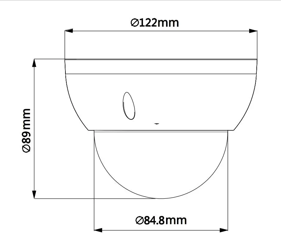 Dahua IP камера SD22204UE-GN 2MP 4x Starlight сетевая камера PTZ Поддержка PoE IK10