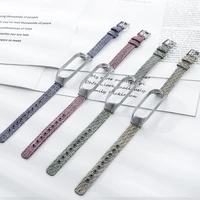 strap for mi band 5 6 strap nylon braided breathable bracelet for mi band 4 bracelet miband 3 sport strap for xiaomi mi band 3