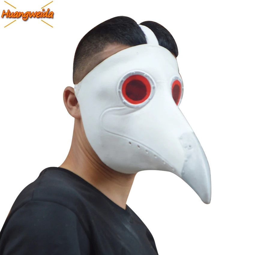 Маска Чумного доктора латекс паровой панков маска на Хэллоуин с птица Косплэй