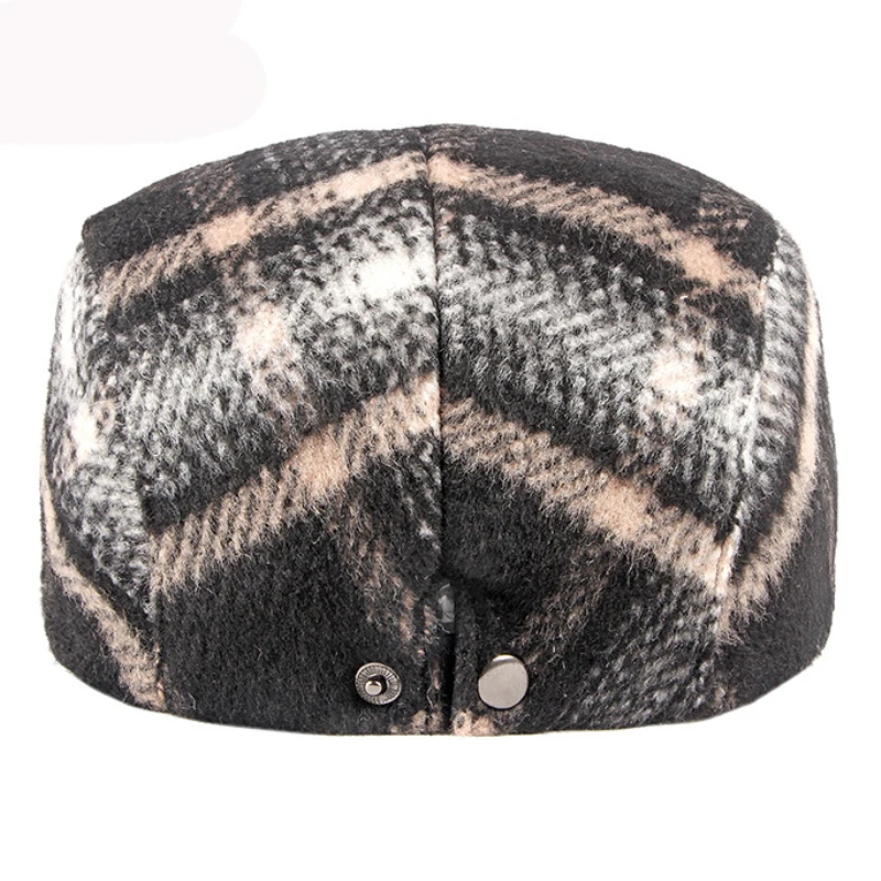 HT3306 Berets Men Women Winter Wool Hat Adjustable Ivy Newsboy Flat Cap Male Female Vintage Artist Painter Beret Hat Beret Cap