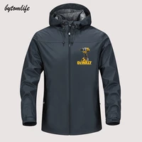 fashion leisure top service dewalt outdoor mountaineering windproof jacket hooded comfortable unisex fashion high quality