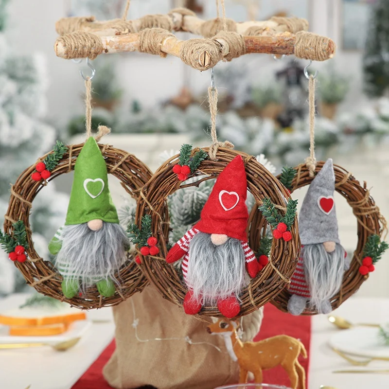 

Handmade Swedish ,Plush Brown Tomte Scandinavian Tomte Christmas Decoration Holiday Presents