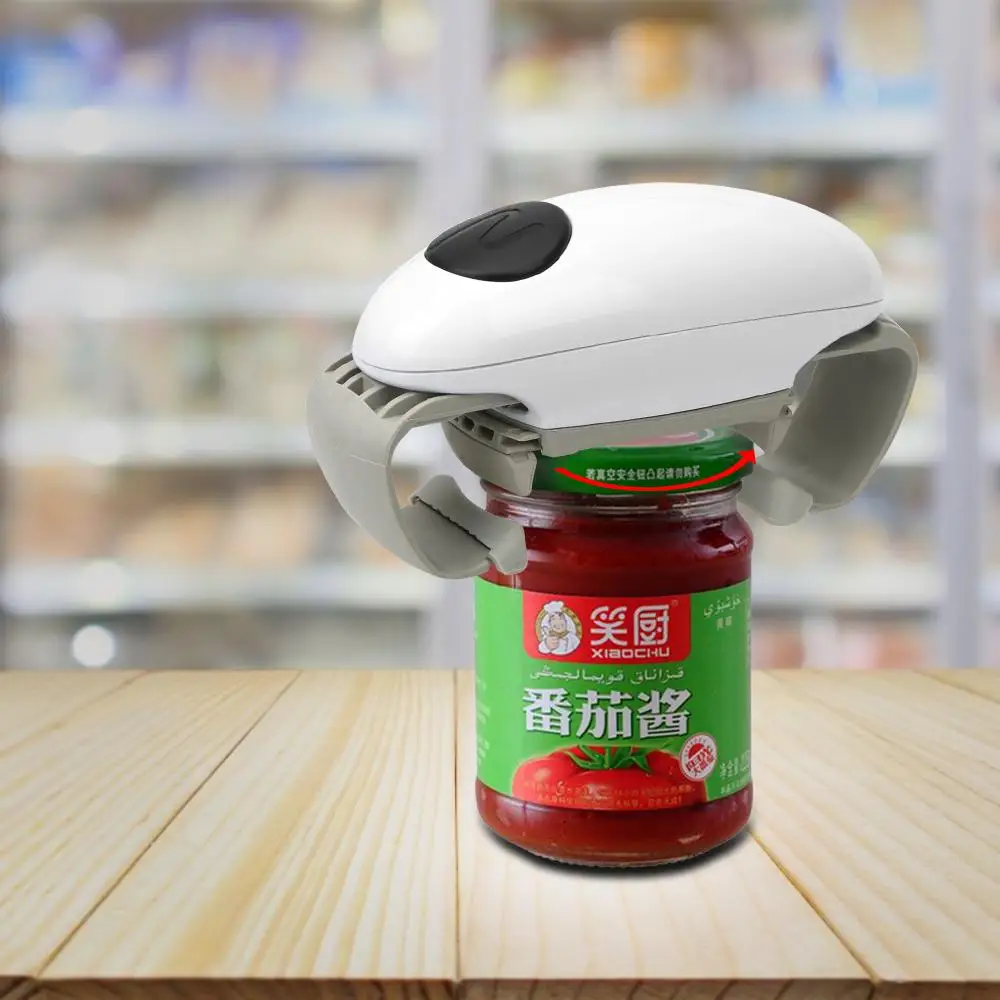 

Automatic Jar Opener Openers Automatic Tin Opener Canned Electric Bottle Opener Jar Opener Kitchen Gadgets Tools