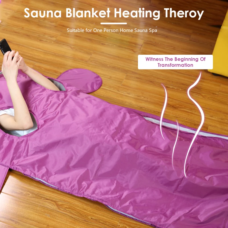 

Digital Thermal Sauna Blanket Far-infrared Sauna Blanket Hand-reachable Design Body Shaper Used for Weight Loss and Fitness