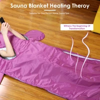 digital thermal sauna blanket far infrared sauna blanket hand reachable design body shaper used for weight loss and fitness