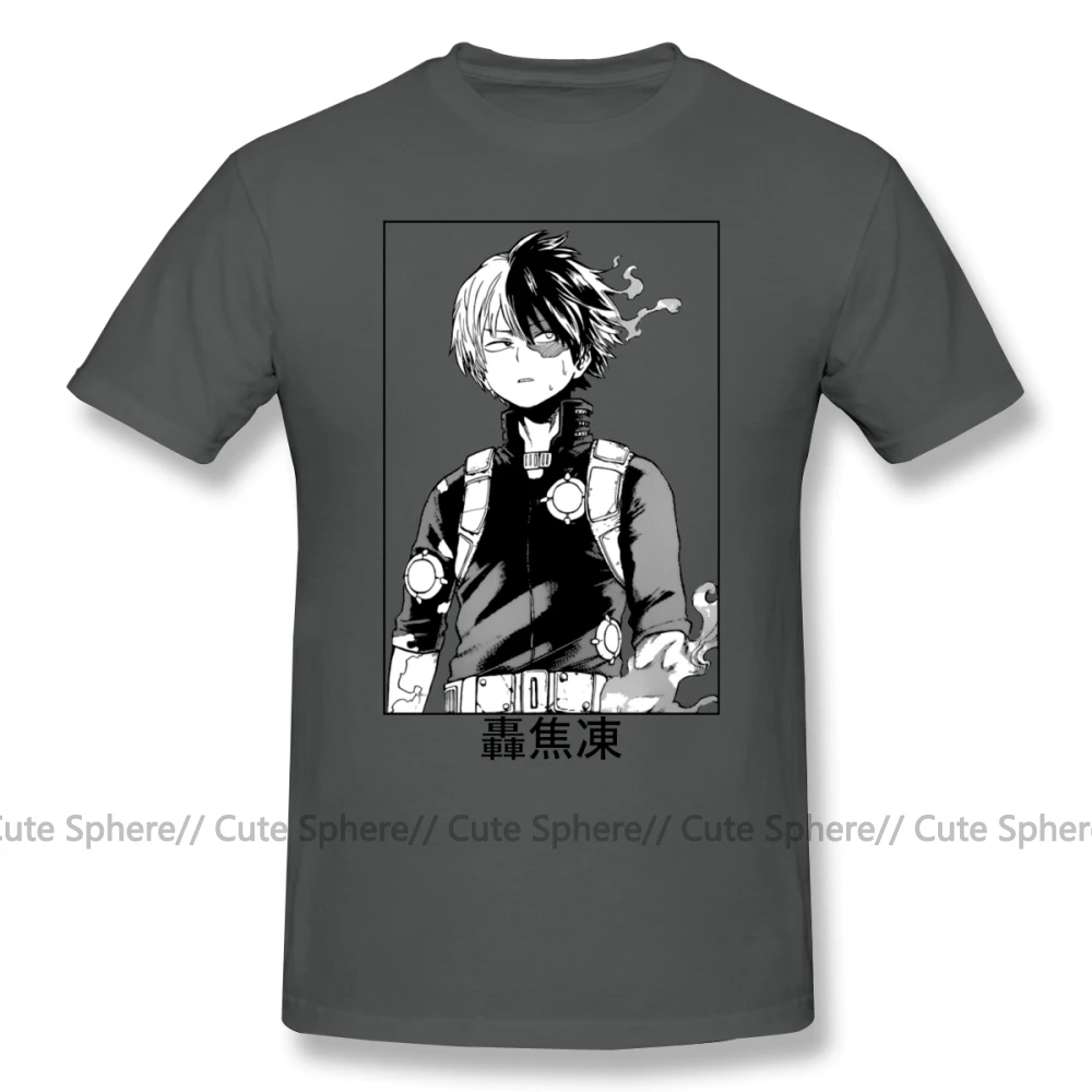 Deku футболка Todoroki Shoto футболка Милая футболка с графикой хлопок с коротким рукавом для мужчин большая модная футболка