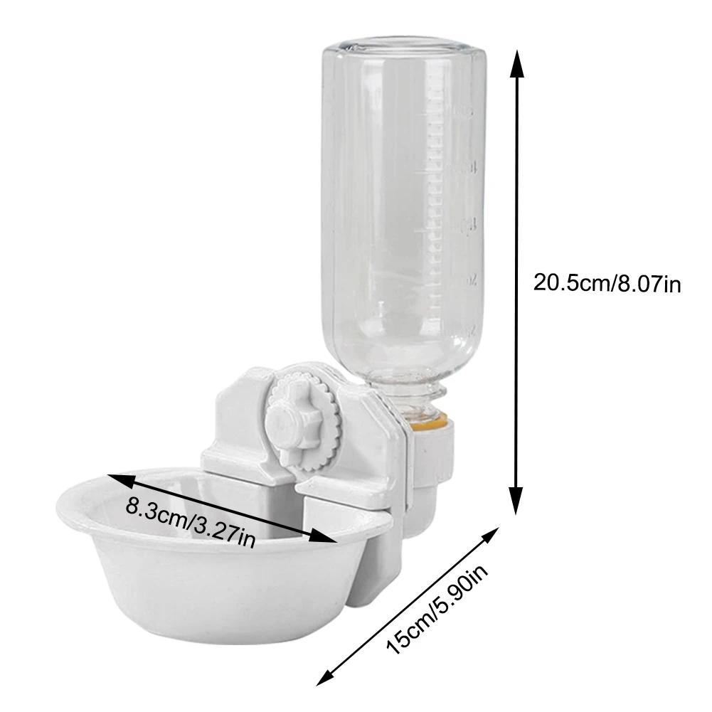

Cat Bowl Animals Water Bottle Cage Hanging Water Drinking Bowl Bottle For Small Pet Bunny Ferret Hamster Water Feeder Automatic