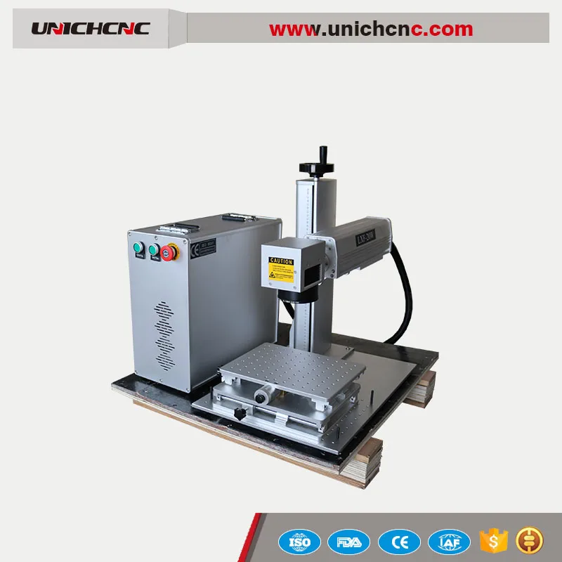 Лазерный маркер 20 Вт 30 50 CNC портативный мини цветной волоконный лазерный