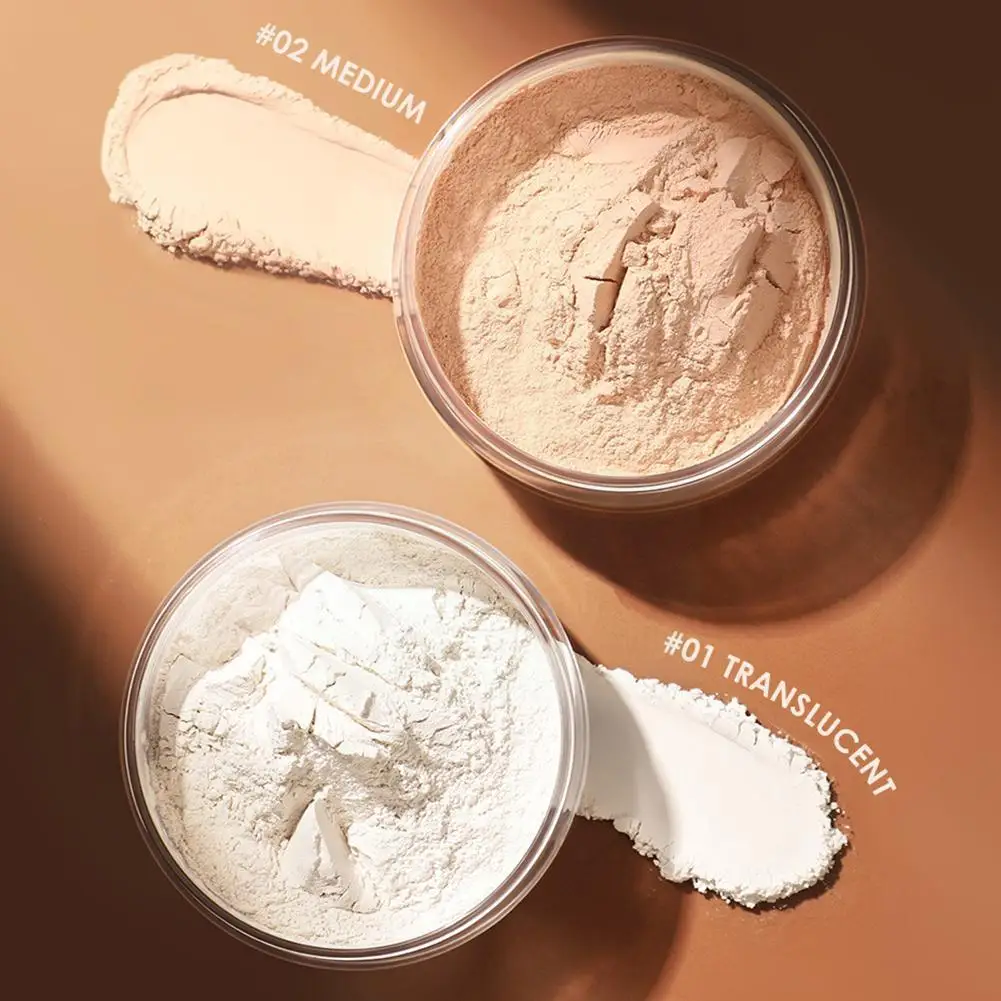 

12g Makeup Loose Powder Oil Control Long-lasting Waterproof Loose Makeup Natural Makeup Finish Powder Matte L8u8