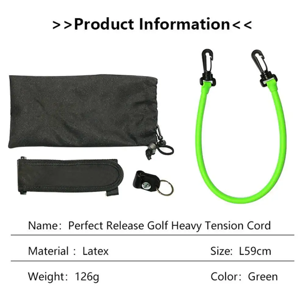 

Golf Swing Trainer Latex Tube Golf Club Fixing Accessories Golf Training Equipment Resistance Bands Golf Training Aids Pull Rope