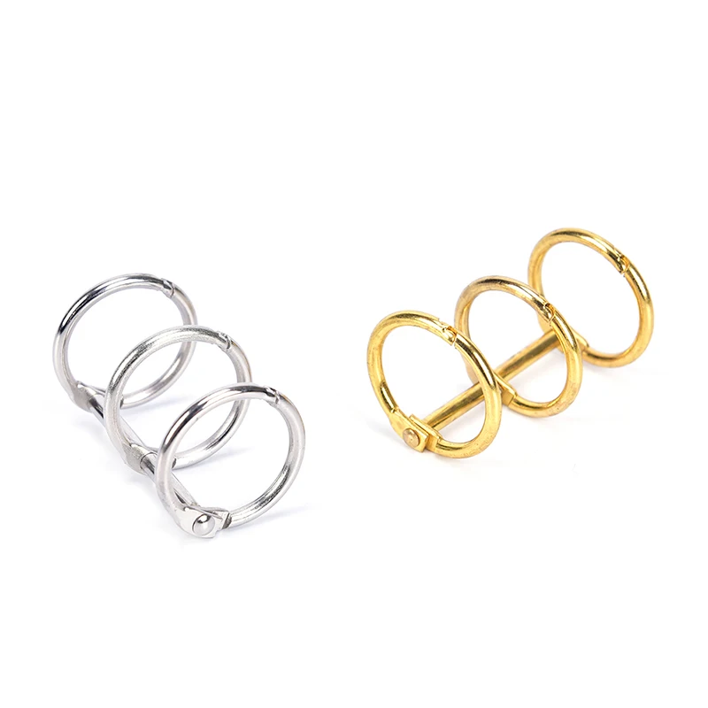 Фотоальбом переплет DIY металлический зажим 3 отверстия для колец блокнота