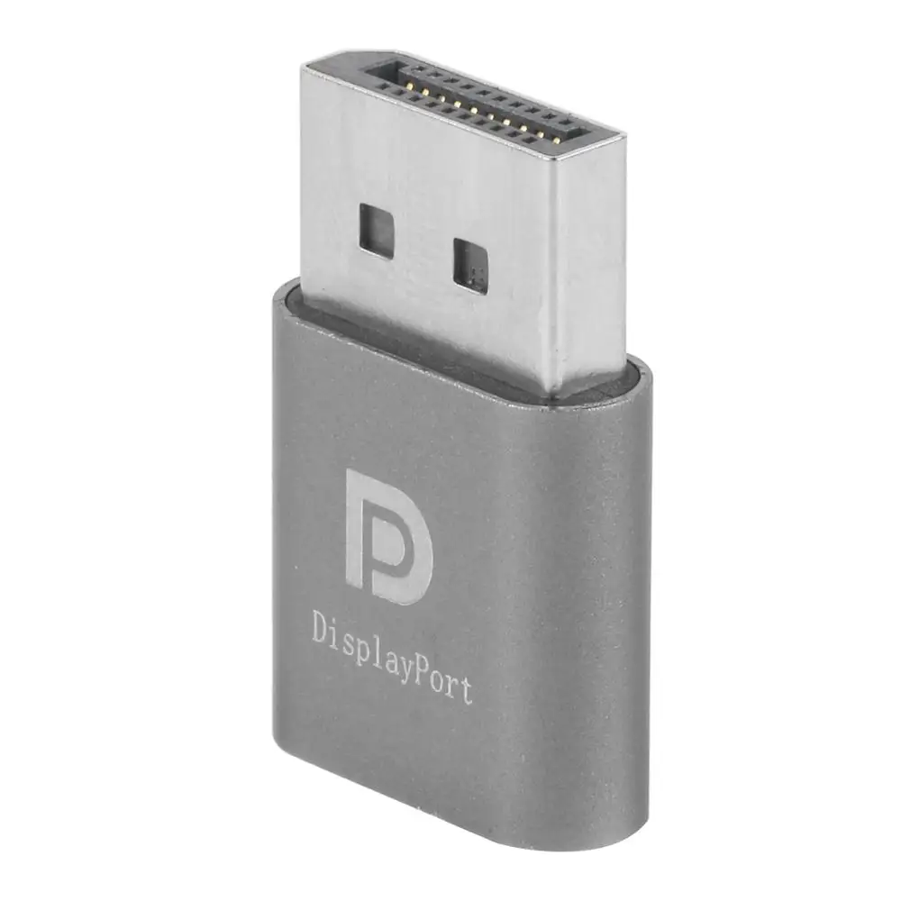Компьютерный виртуальный эмулятор отображения адаптер DisplayPort 4K пустышка штекер