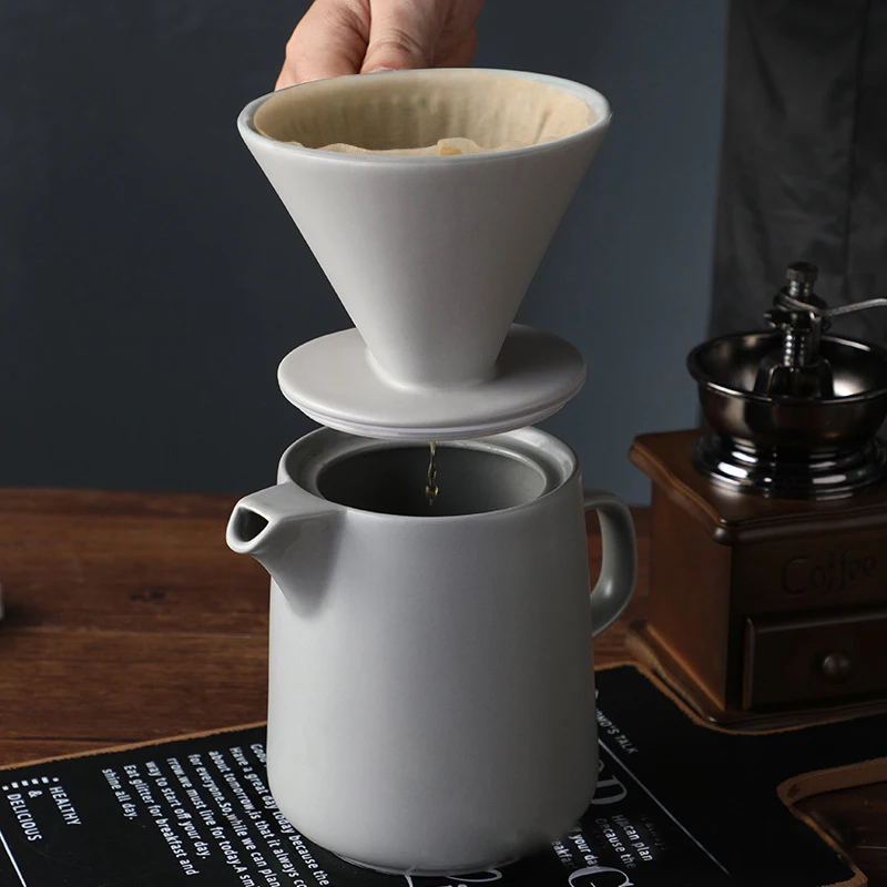 V60 керамический многоразовый ручной фильтр для приготовления кофе и пивоварения