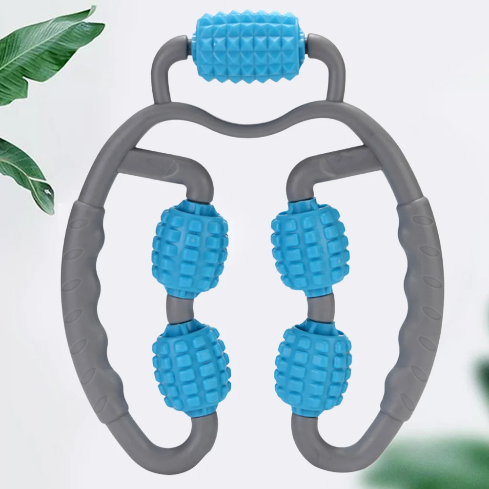 

1PC Ring Clip Leg Massager Shaft Muscle Relaxer Multi-purpose Roller Practical Fitness Supplies for Man Woman Use (Blue)