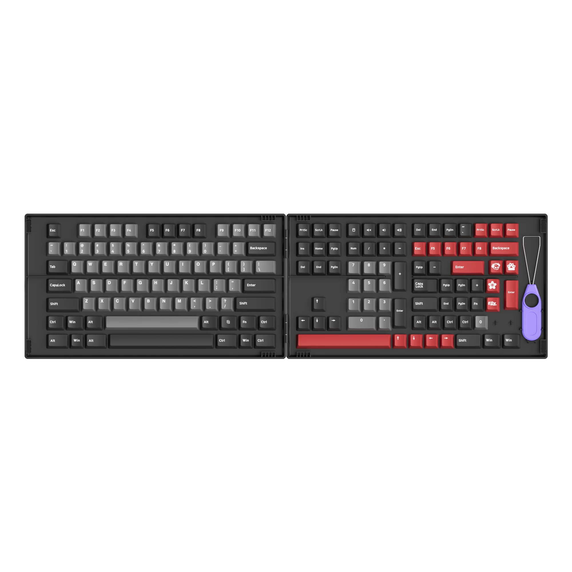 

Psittacus 157 Keys Double-shot PBT Cherry Profile Full Keycaps Set, with Custom Storage Box for Mechanical Keyboard Replace
