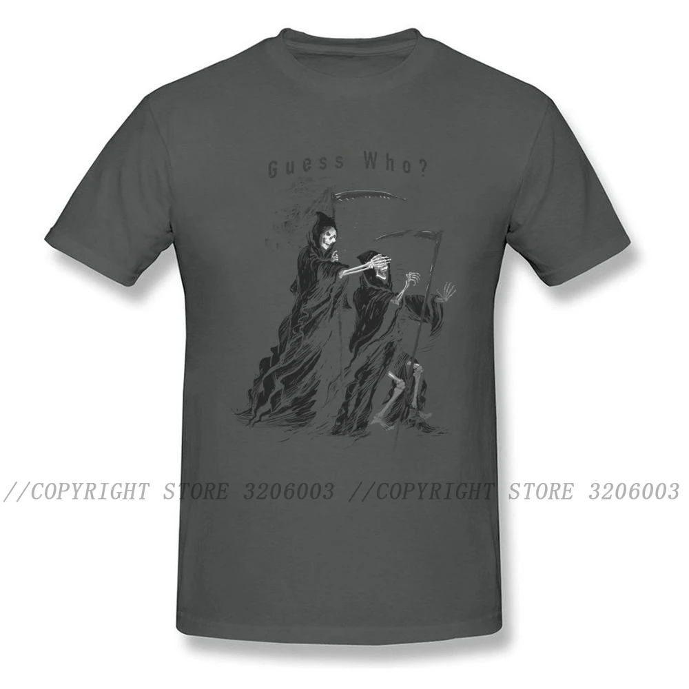 Футболка мужская с коротким рукавом тенниска принтом черепа мрачного Жнеца